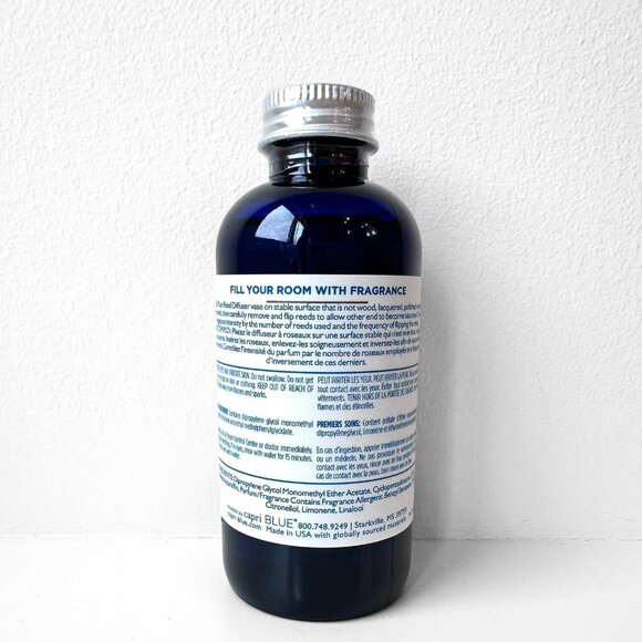 Blue Volcano Diffuser Oil Capri Blue Anthropologie 4oz / 118mL Refill Jar SEALED - Picture 2 of 2